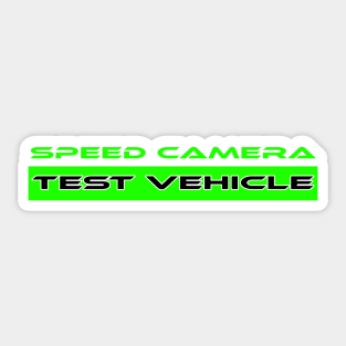 Speed camera tester, speed camera (3) Sticker